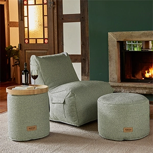 Sitzsäcke | Pouf FEEL.U Round Ø60cm Soft Green |...