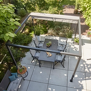 Pavillons | Bezug-Set silber Libera | SIENA GARDEN