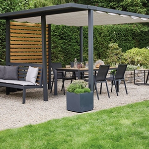 Pavillons | Bezug-Set silber Libera | SIENA GARDEN