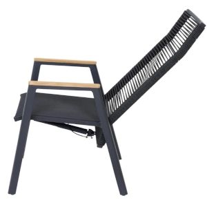 Gartenmöbelset Sincro Ausziehtisch + 6x Bologna Move Gartensessel